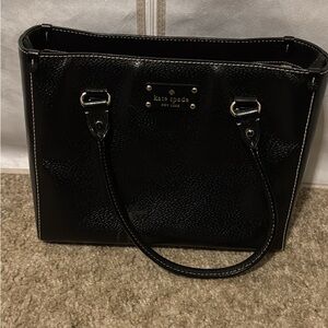 Kate Spade Shiny Black Tote
